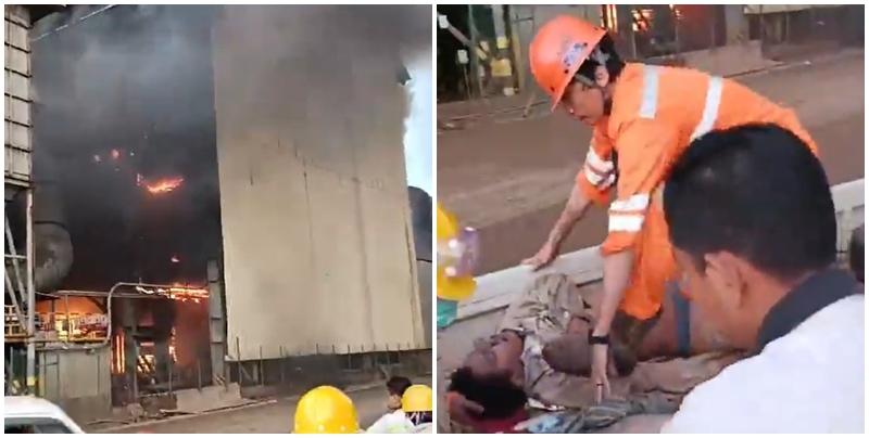 印尼中資鋼鐵廠溶爐爆炸  13死包括5中國工人(有片)