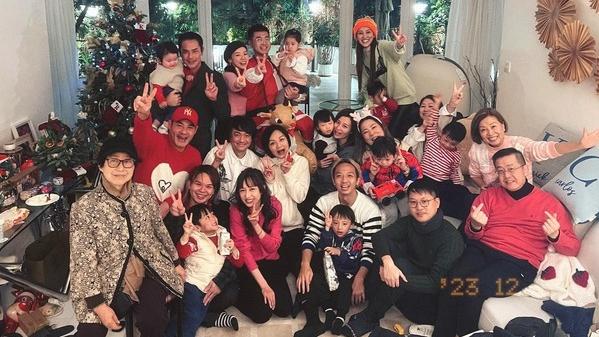 陳凱琳豪宅搞聖誕P 黃智賢譚凱琪全家到場