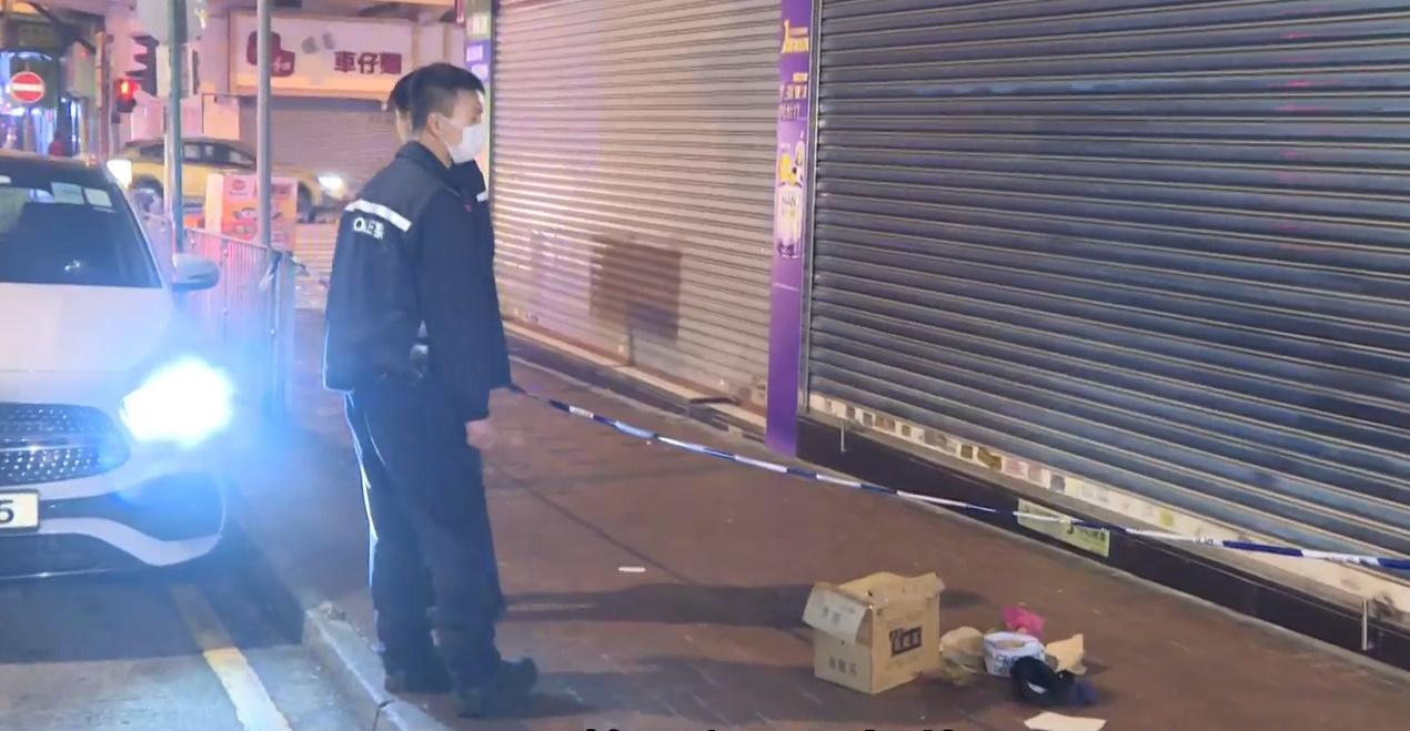 油麻地男收債後街頭遇襲，被劫約25萬現。(電視截圖)