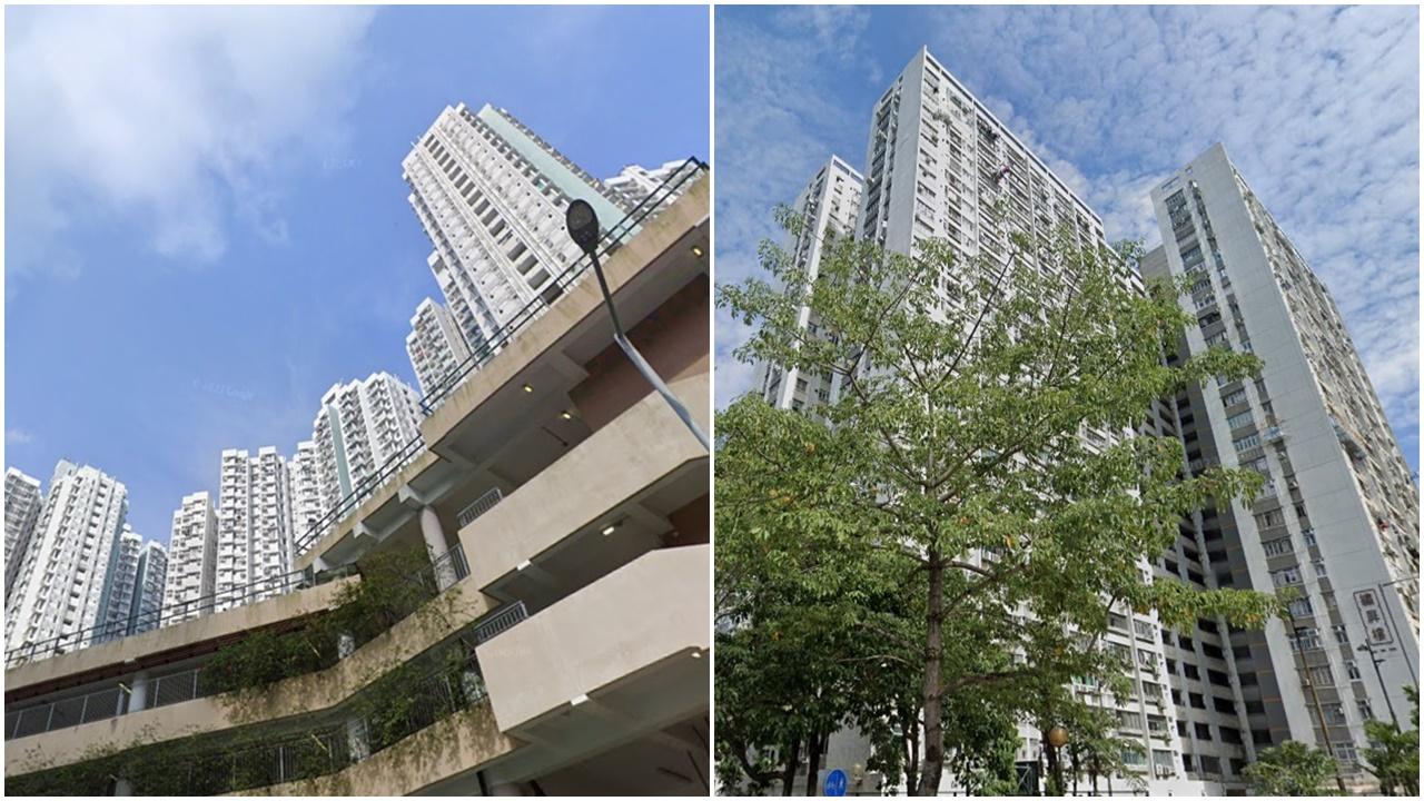 沙田元朗半小時內兩宗墮樓，一死一傷。(Google Map)