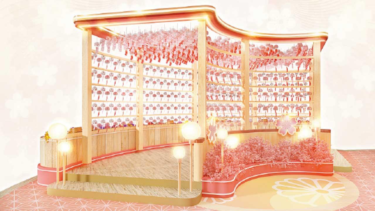 新都城中心 新春呈獻3大粉系和風打卡場景