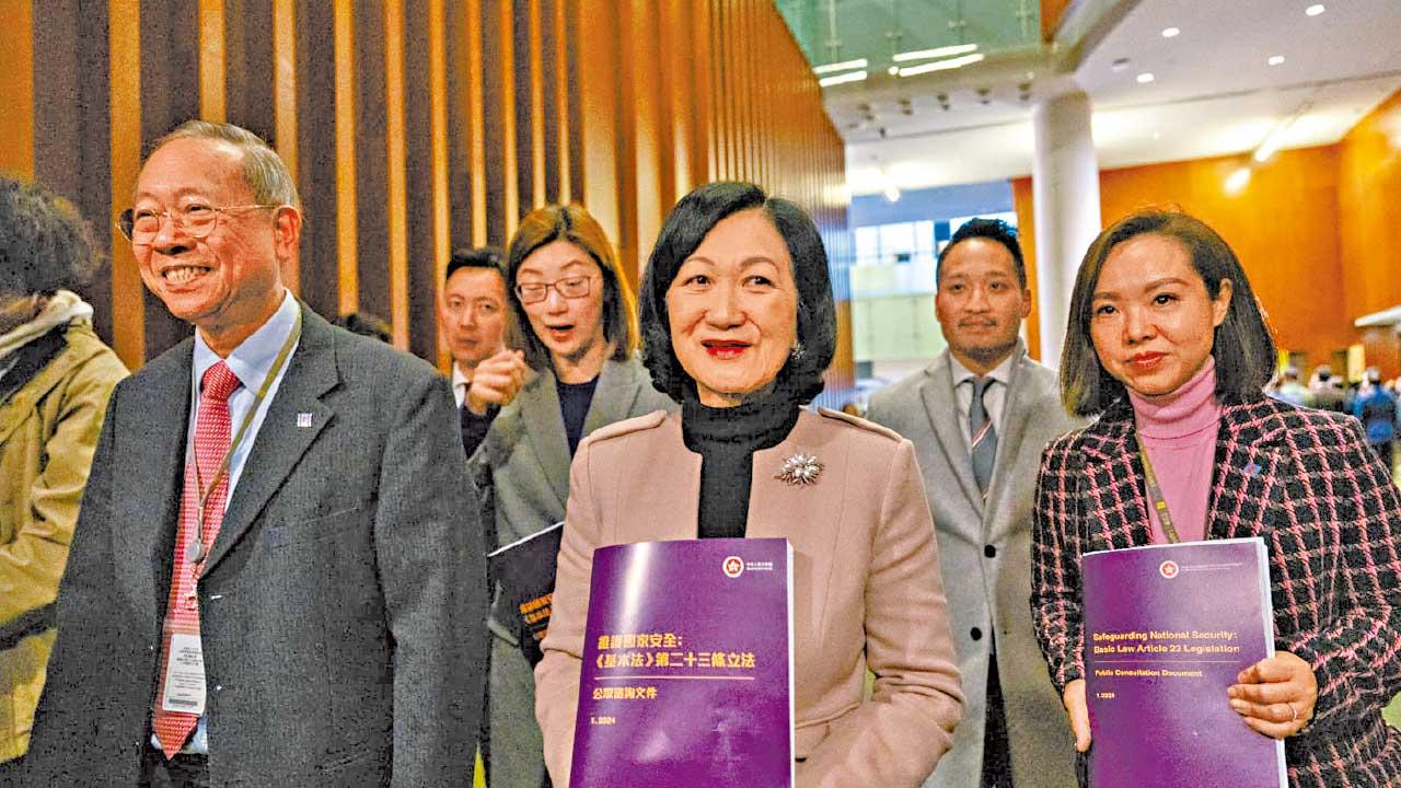 行會非官守議員撐23條立法 葉劉：較03年完善精準