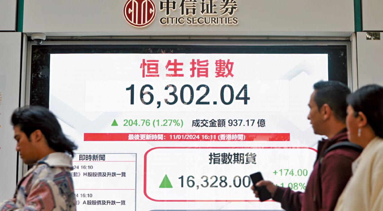 合理值21300點 港股今年首升 信銀料見底
