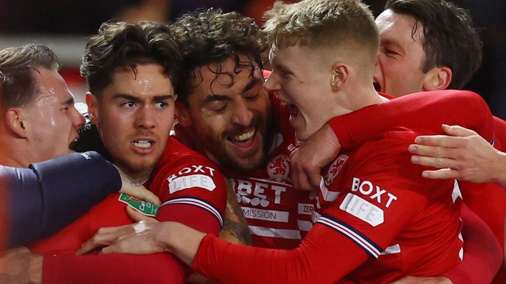 米杜士堡首回合1:0領先車路士。(路透社)