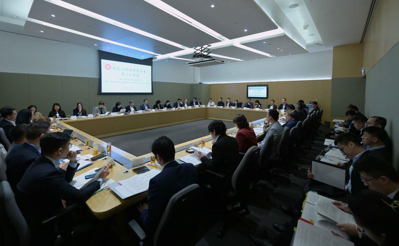 地區治理領導委員會今日召開第二次會議。(政府新聞處)