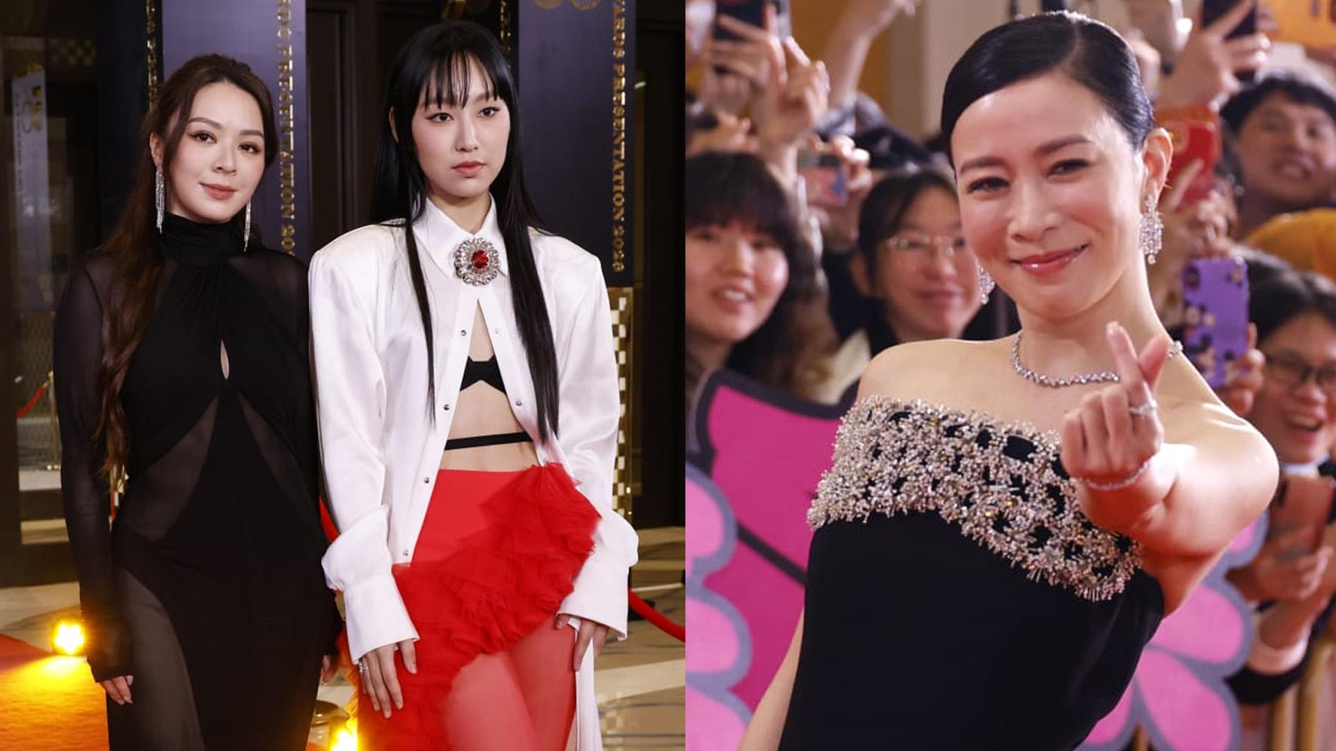 萬千星輝頒獎典禮2023｜紅地毯現場直擊！佘詩曼高貴現身 炎明熹變紅鶴同JW炒車 《東張西望》女神最性感