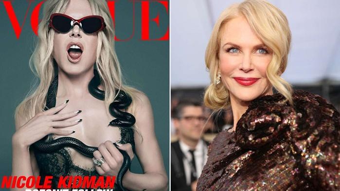 妮歌潔曼放蛇遊胸：佢好優雅