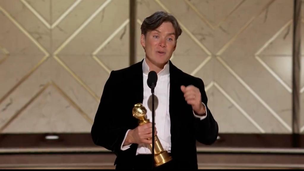 金球獎2024｜《奧本海默》斯里安梅菲首奪影帝