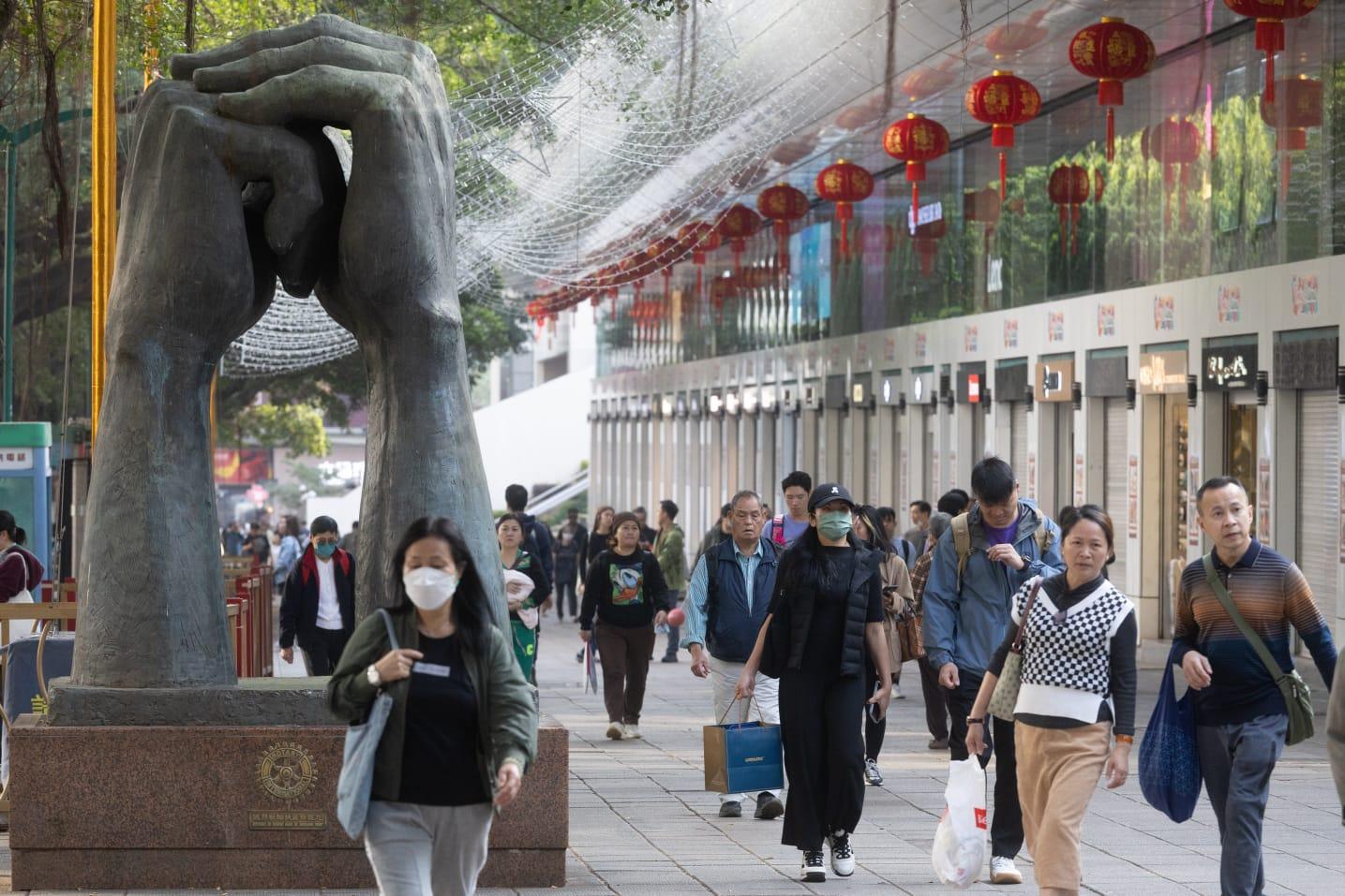 尖咀夜繽紛｜尖中一帶有燈飾「夜舞光龍」　栢麗購物大道設情人節主題打卡點