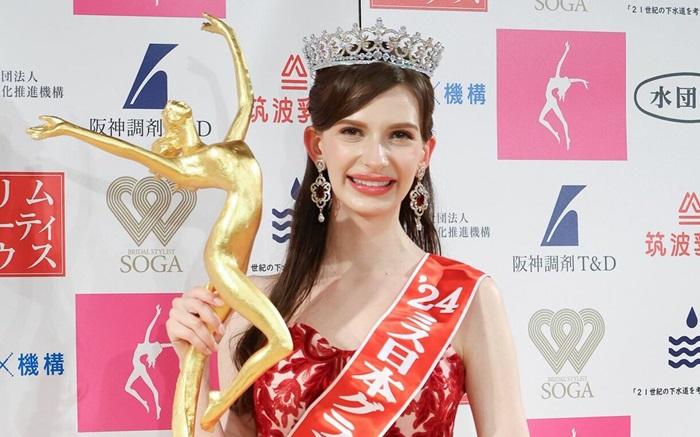 烏克蘭佳麗奪日本小姐惹爭議 不倫戀后冠恐不保