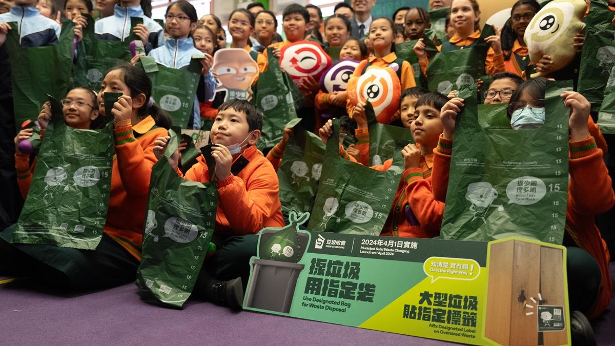 教育局表示，教育是培養市民養成源頭減廢及乾淨回收習慣非常重要的途徑。(資料圖片／林靄怡攝)