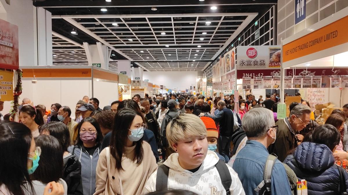 香港冬日美食節上月在會展舉行。(資料圖片／李朗僑攝)