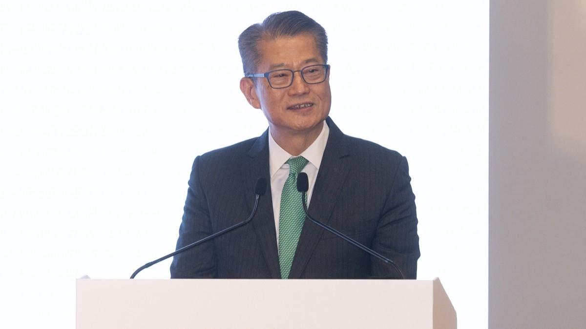 陳茂波表示，本港的資金仍處於「淨流入」狀態。(資料圖片／蘇文傑攝)