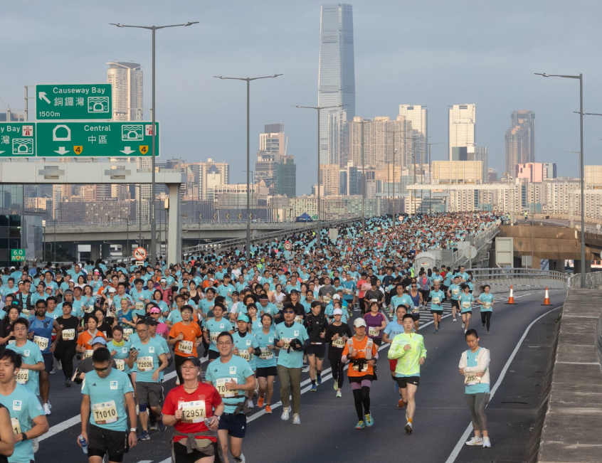  田總周日表示，今年渣馬共842名跑手受傷。(資料圖片/蘇文傑攝)