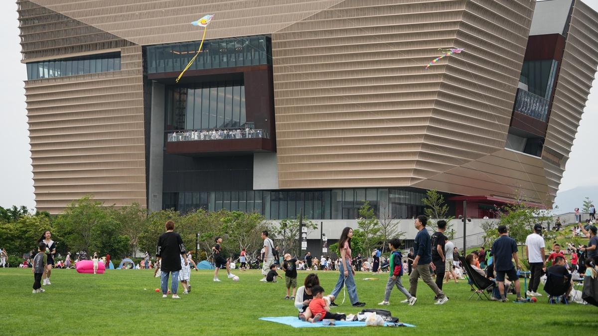 香港故宮博物館日前迎來第200萬名訪客。(資料圖片)