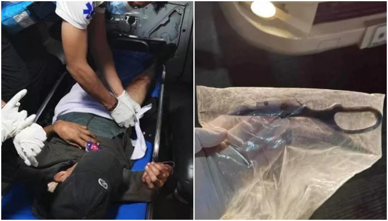 男子自爆有50個前女友，遭現任用剪刀狂插下體。(網上圖片)