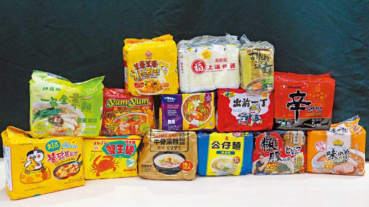 消委會測19款即食麵 全部樣本鈉含量超每餐上限 一款非油炸麵最肥 建議少飲湯