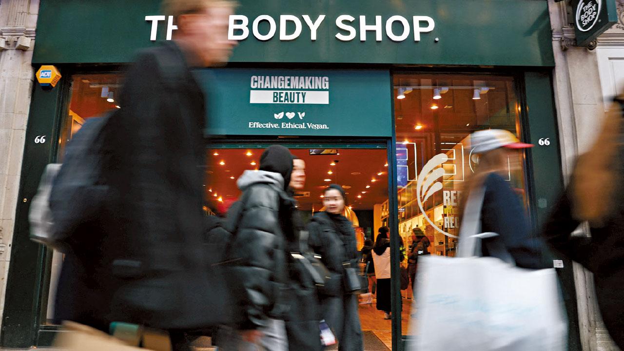 英國The Body Shop瀕破產 全球特許經營店不受影響