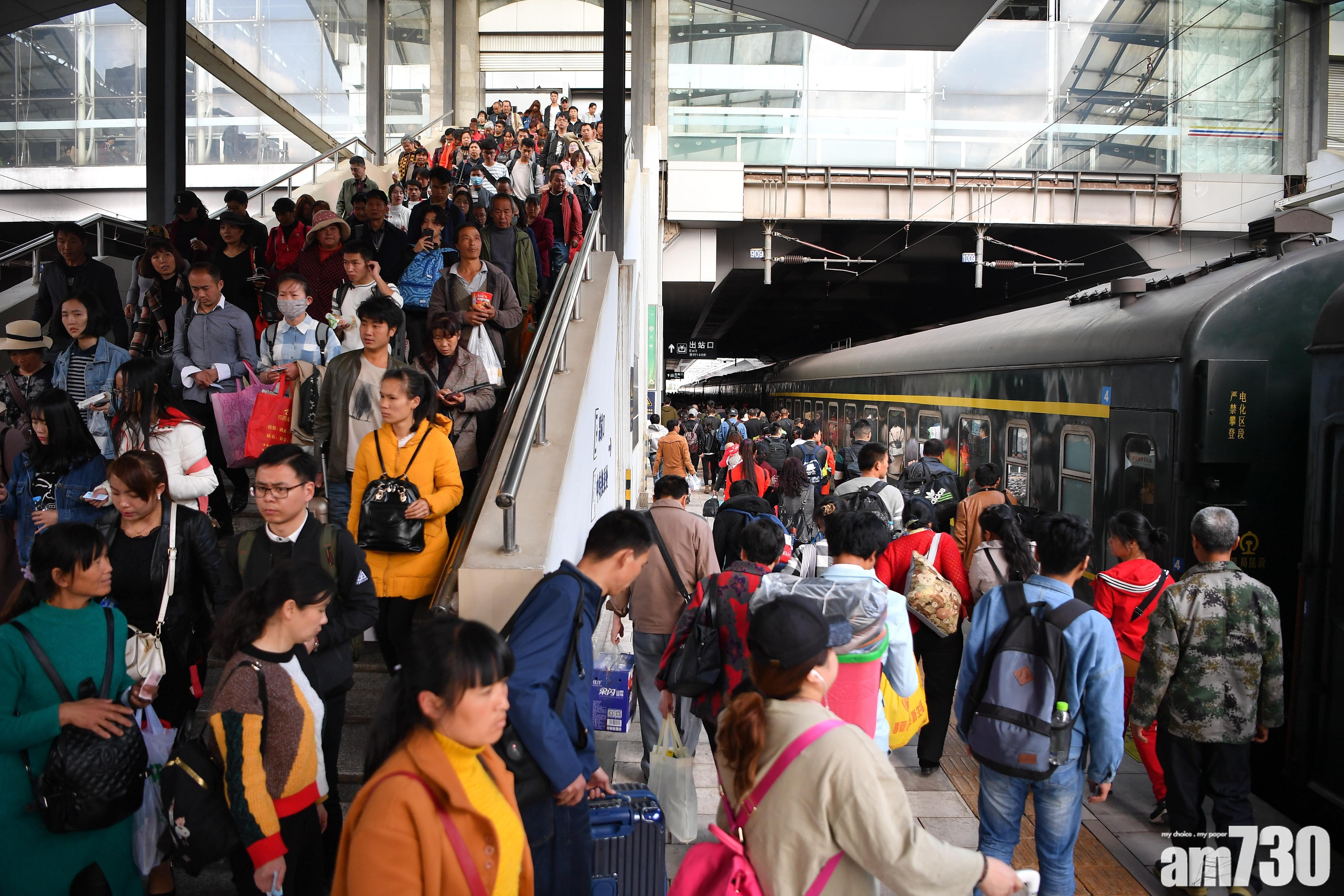 春運首周全國鐵路累計發送旅客8155萬人次　日均1165萬人次