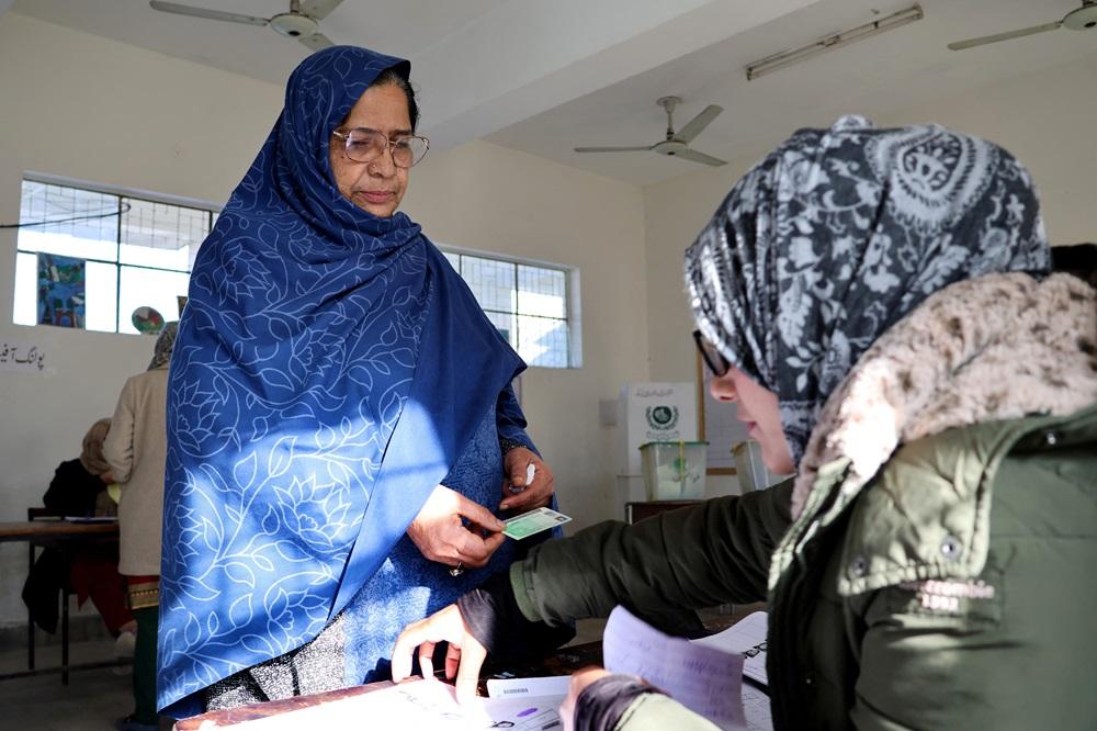 巴基斯坦舉行大選。(路透社)