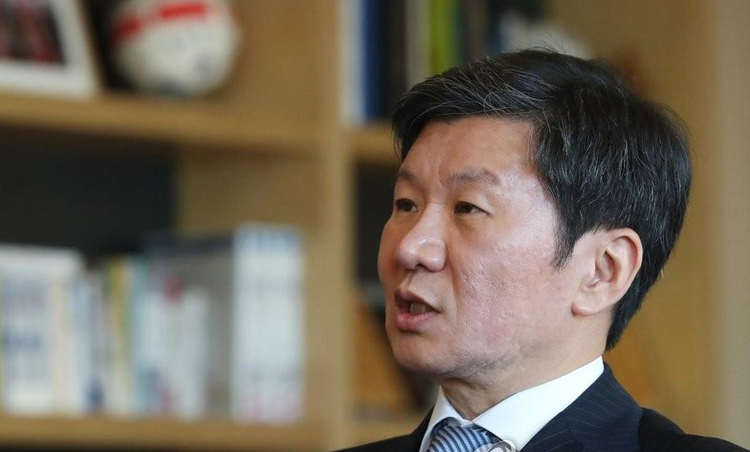 南韓足協主席鄭夢奎。(網上圖片)