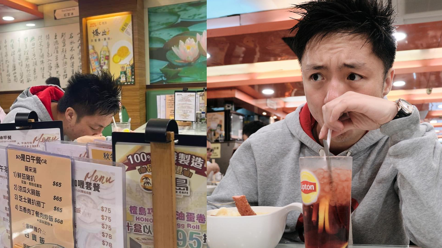 鍾培生食茶記被捕獲 網民︰男神夠貼地請點讚