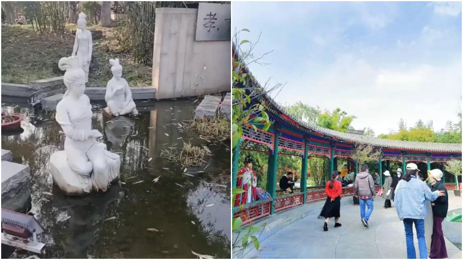 內地網民批武漢收費景區髒亂池水發臭　園方：太多遊客隨處丟垃圾所致