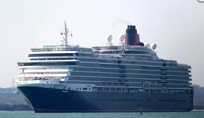 美國疾病管制與預防中心（CDC）報告，英國冠達郵輪公司旗下的「維多利亞女王號」（Queen Victoria）自1月11日從英國出發開展環遊世界之旅，至今有139名乘客及船員上吐下瀉，原因未明。（資料圖片）