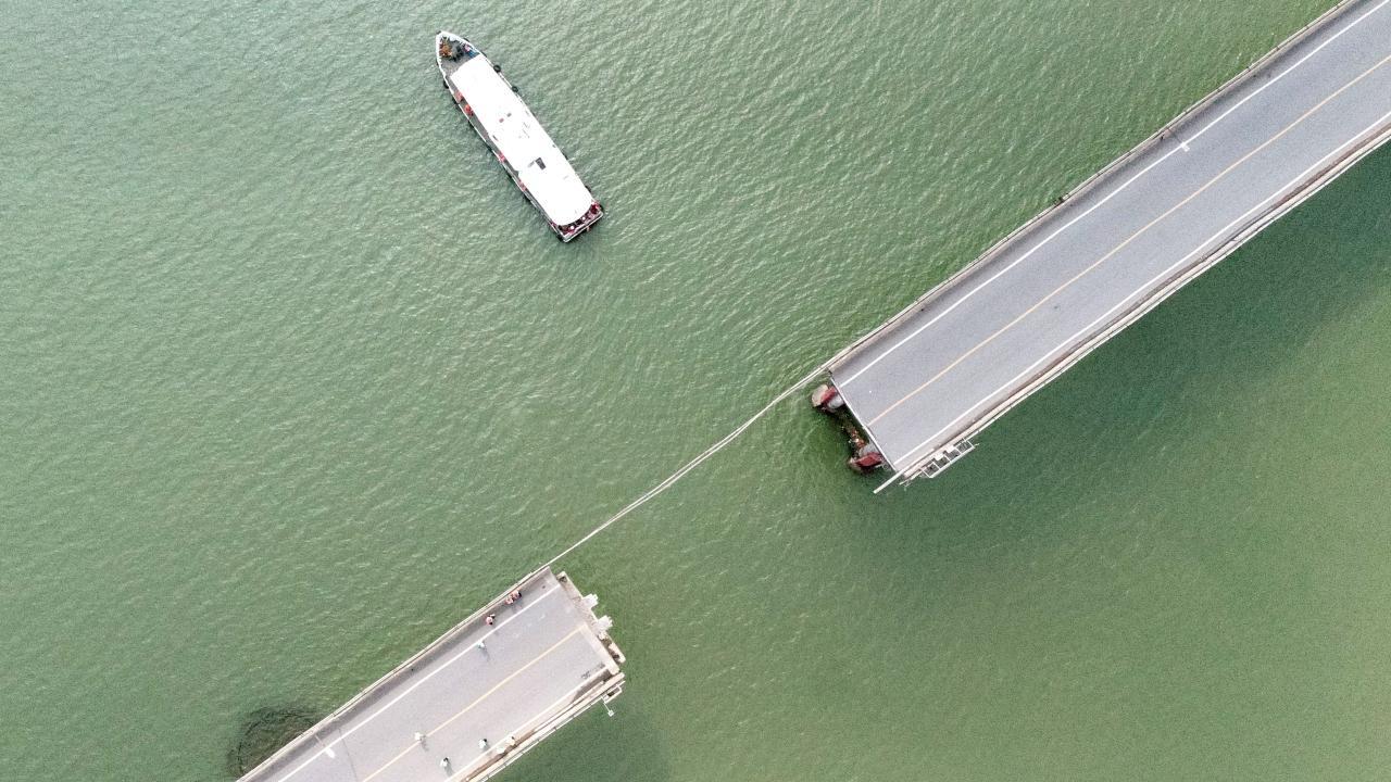 廣州瀝心沙大橋遭船撞斷致5死　元宵節煙花匯演取消