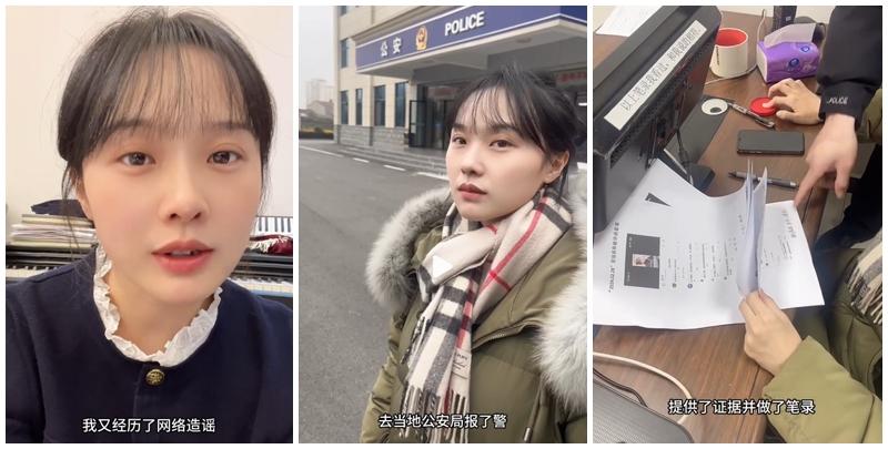 在內地憑一首「挖呀挖」兒歌走紅的武漢幼兒園黃老師，近日被指「下海」，並且一晚價碼、影片都流出，有人更聲稱「加到3萬元才出來」，及後幼園同時證實她已經在年初離職。黃老師本人及後於微博發片斥有人網絡造謠，已經收集證據並報警。（影片截圖）