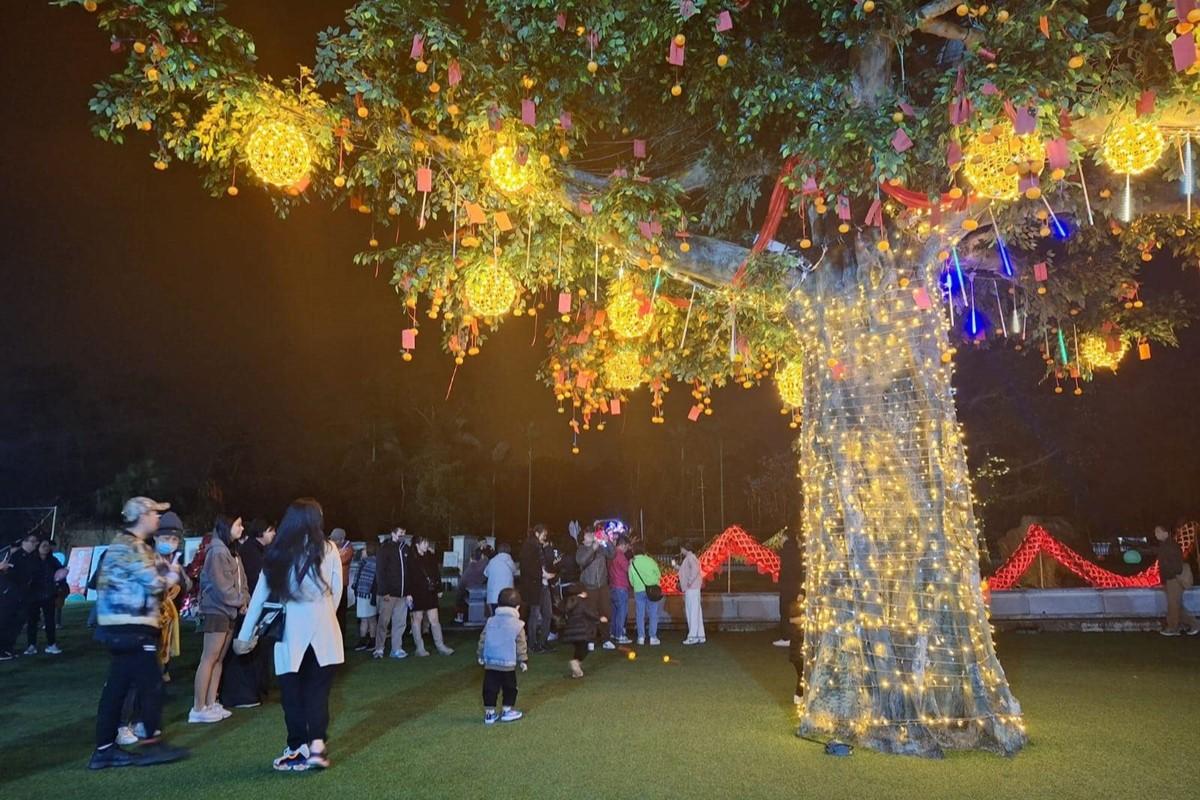 林村許願夜市將延長開放至情人節。(民政事務總署FB)