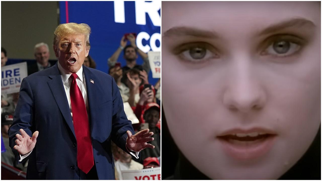 特朗普造勢播已故歌手Sinéad O'Connor名曲，遭唱片公司要求停用。