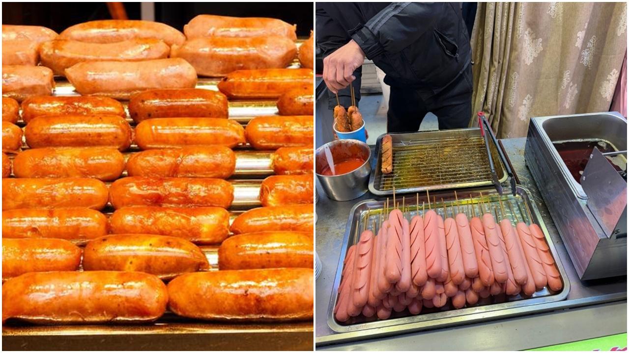 網紅小食「澱粉腸」被揭含狗糧原料，商家：不建議人食。(微博)