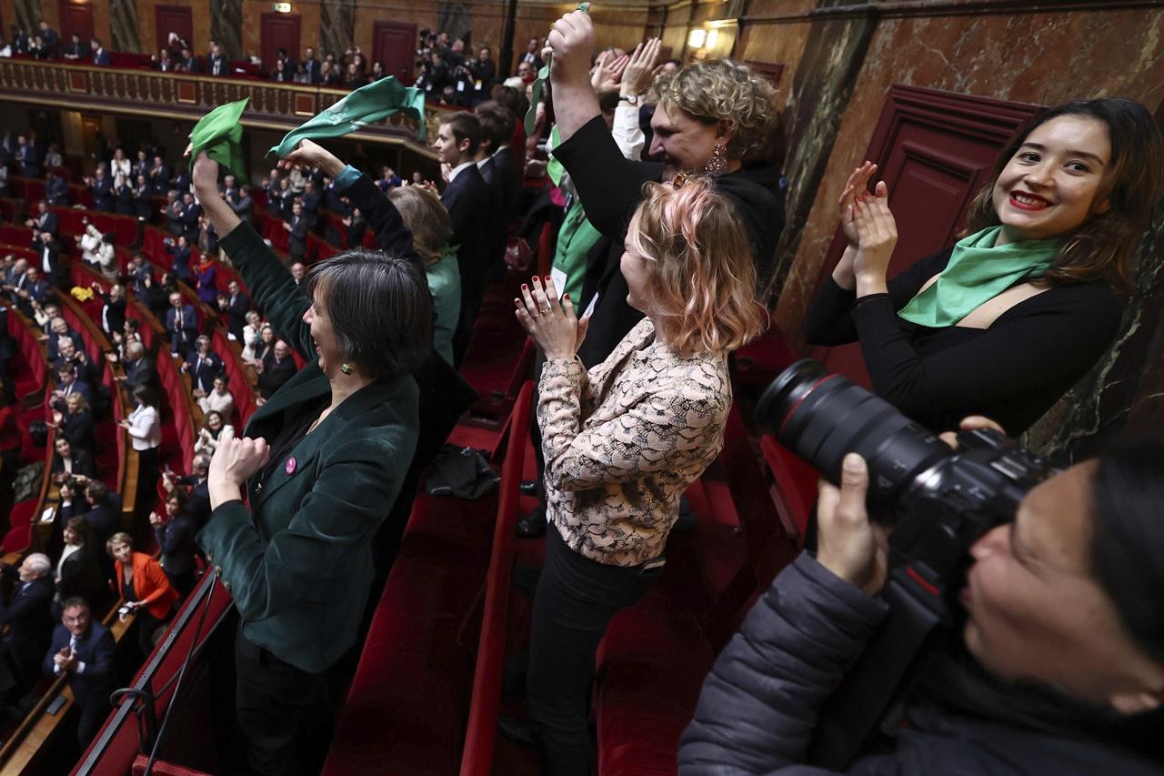 法國國會將墮胎列為受憲法保障自由，成全球首國。(AP)