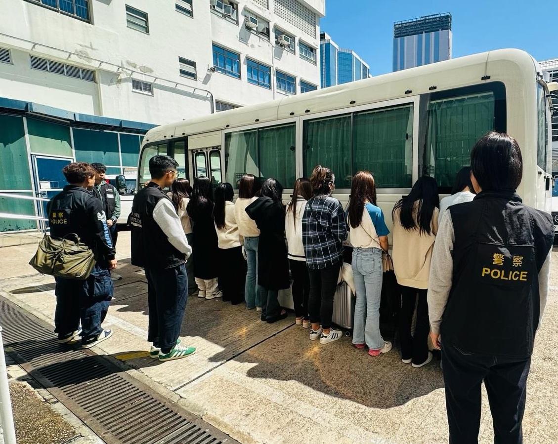 跨部門油尖區打擊黑工及掃黃　拘18人