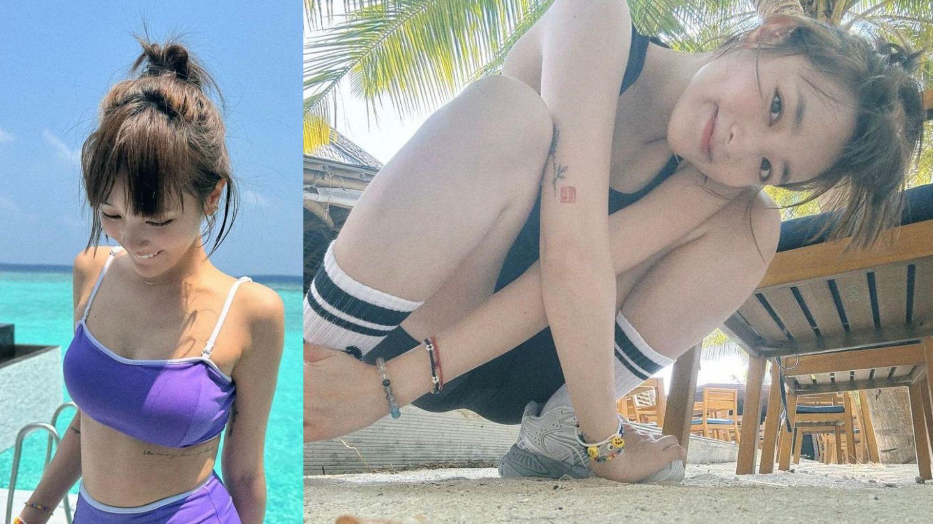 王淨周處大解放 偕男友曹佑寧飛馬爾代夫曬泳照