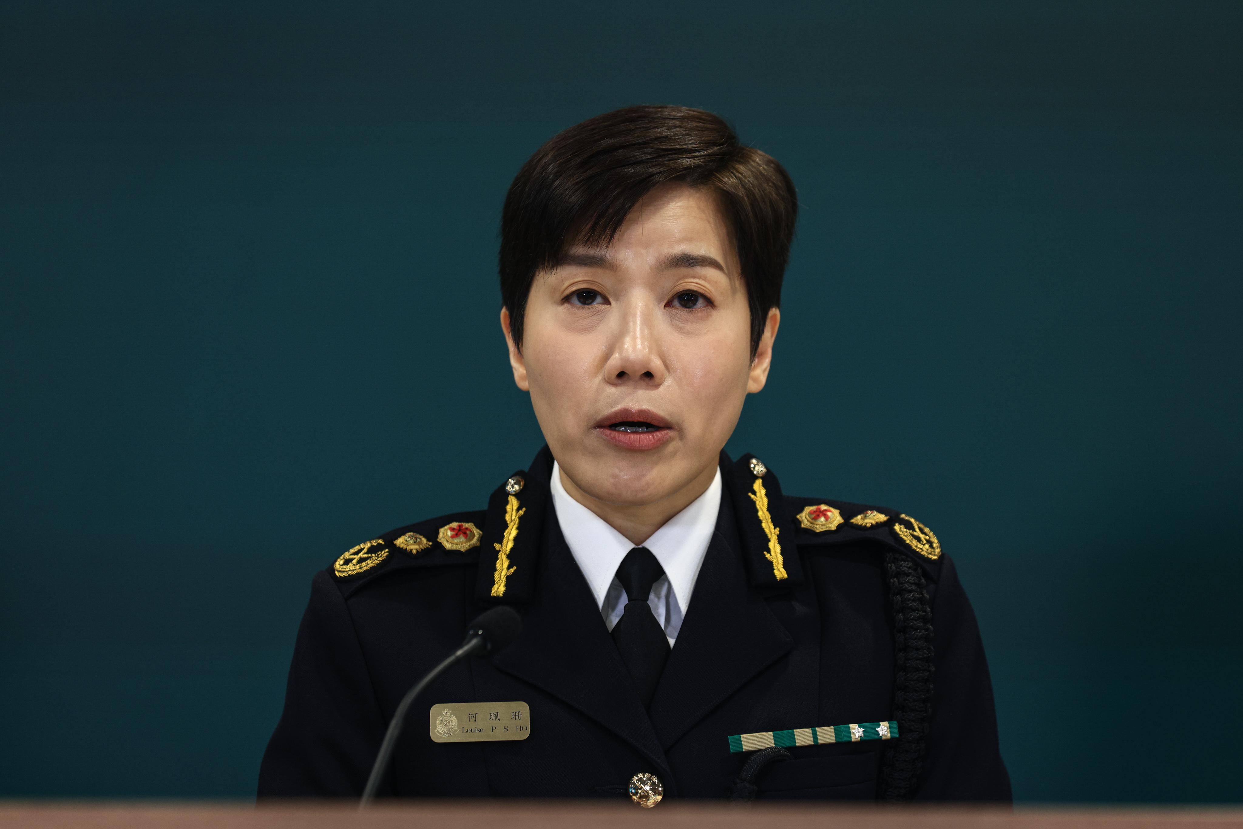 香港海關關長何珮珊(中通社資料圖片)