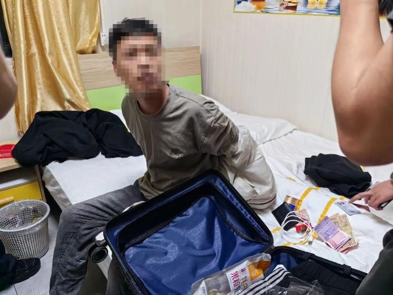 被捕涉案內地男子。