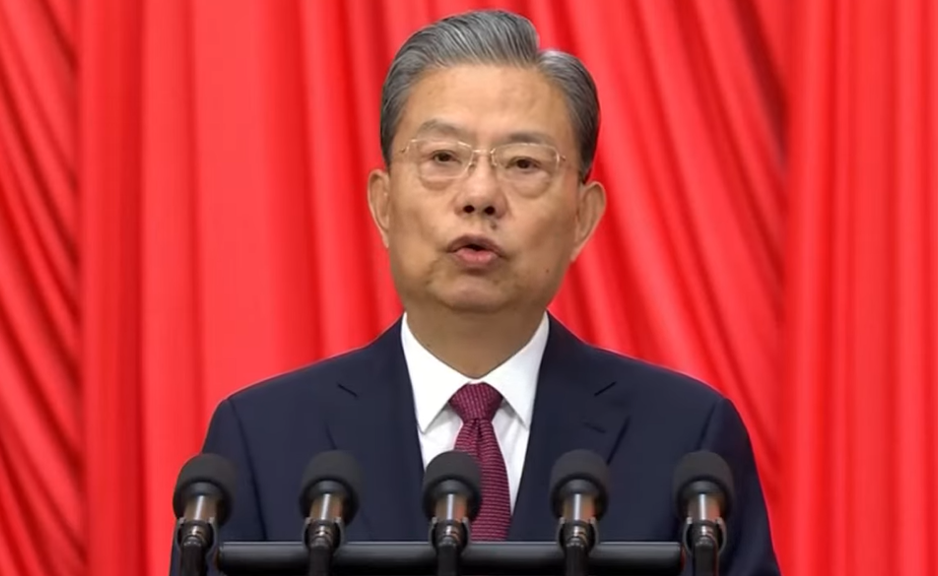 十四屆全國人大二次會議今日(8日)舉行第二次全體會議，全國人大委員長趙樂際發表人大常委會工作報告