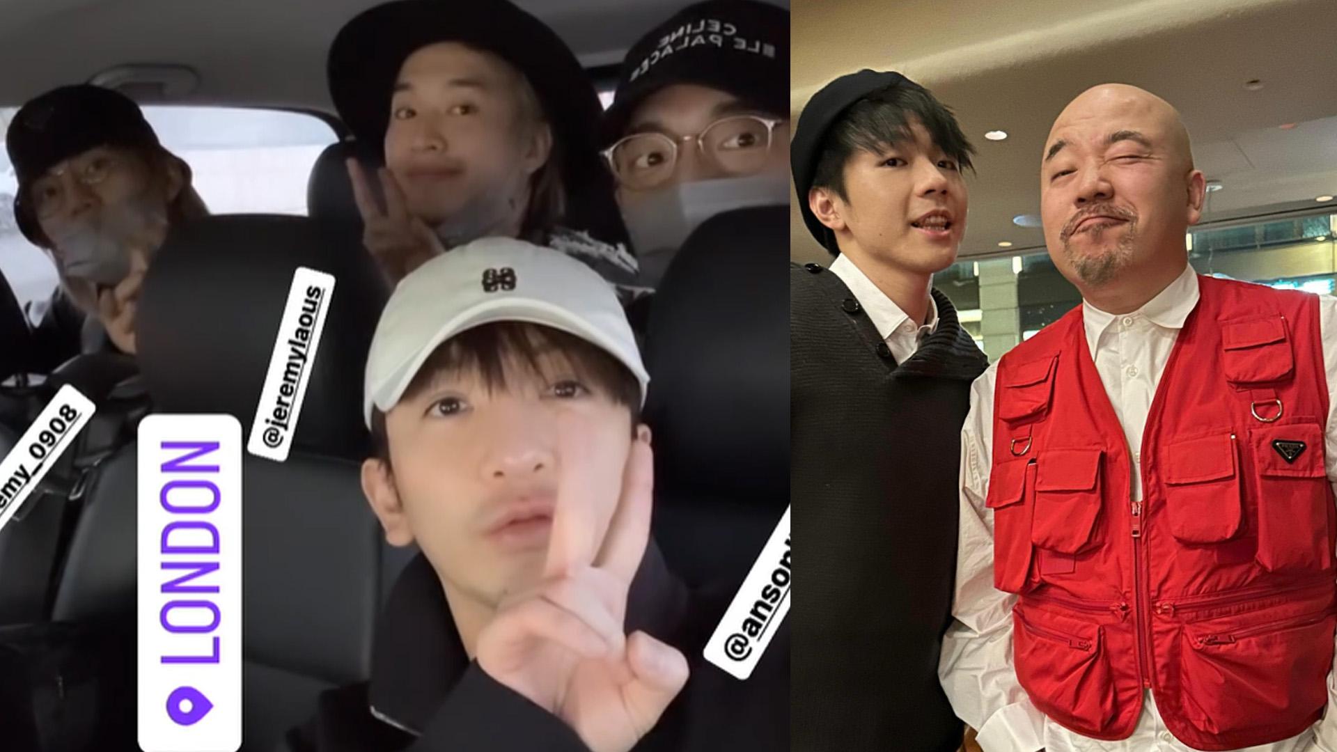 MIRROR英國巡唱｜盧瀚霆一程機食足6餐 Ian落機即拍mv兼搵Wyman見面