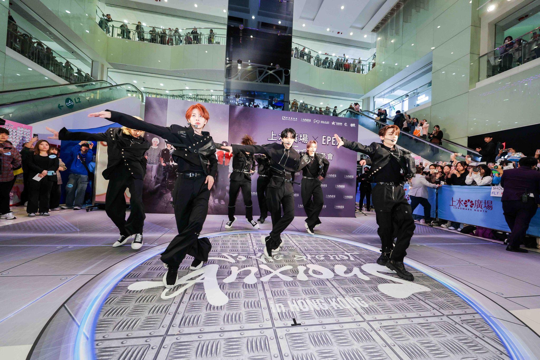 EPEX殺入上水 學定廣東話冧爆全場