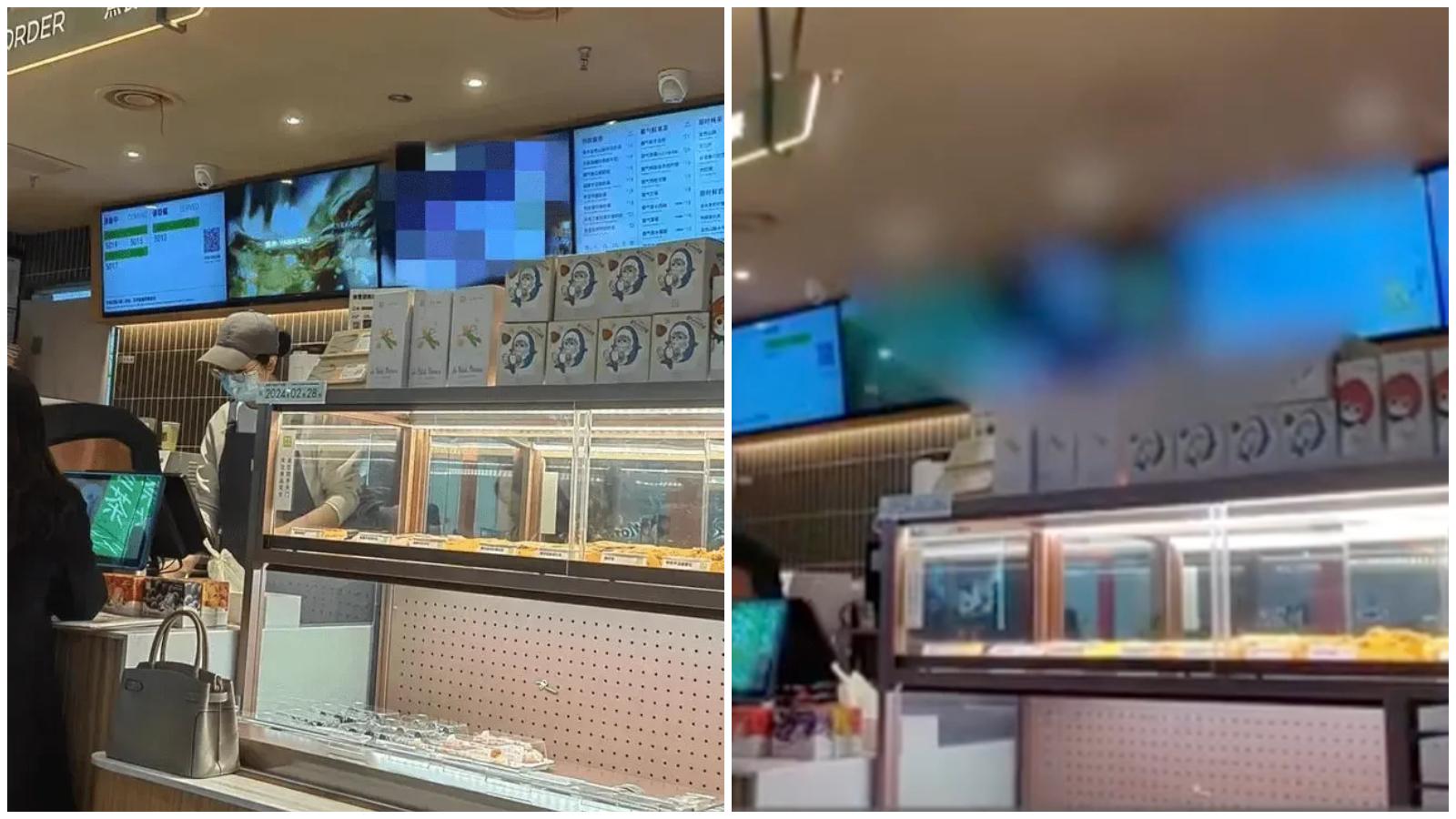 奈雪的茶西安店螢幕播色情片震驚顧客　店方：疑遭黑客入侵