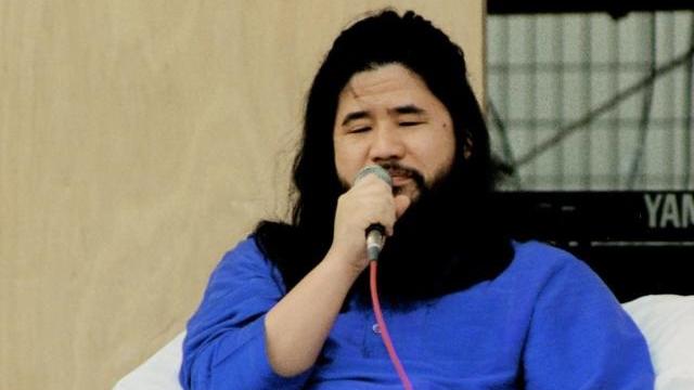 已處死的麻原彰晃，法院要求將其遺骨及頭髮等歸還其次女。(網上圖片)