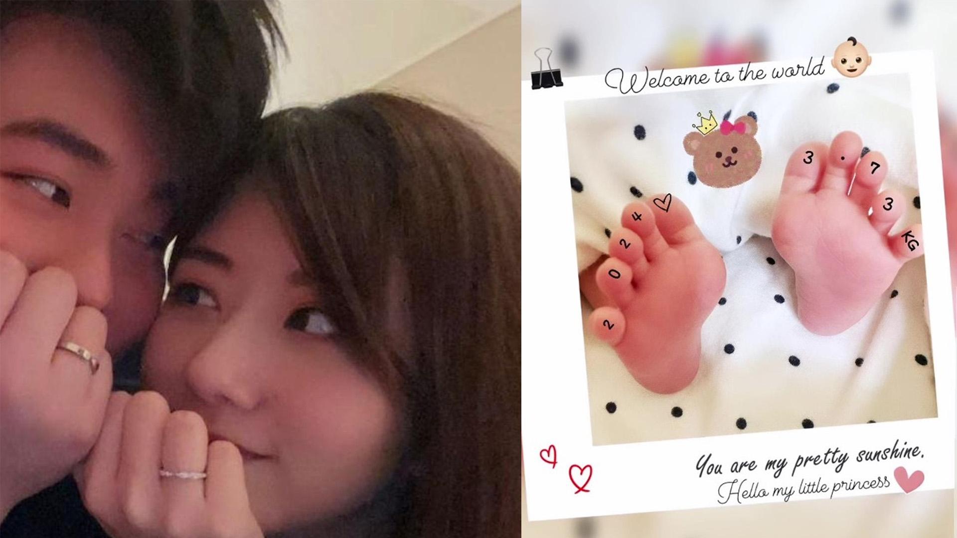 陳嘉慧BB女出世 險食全餐感謝老公陪伴左右