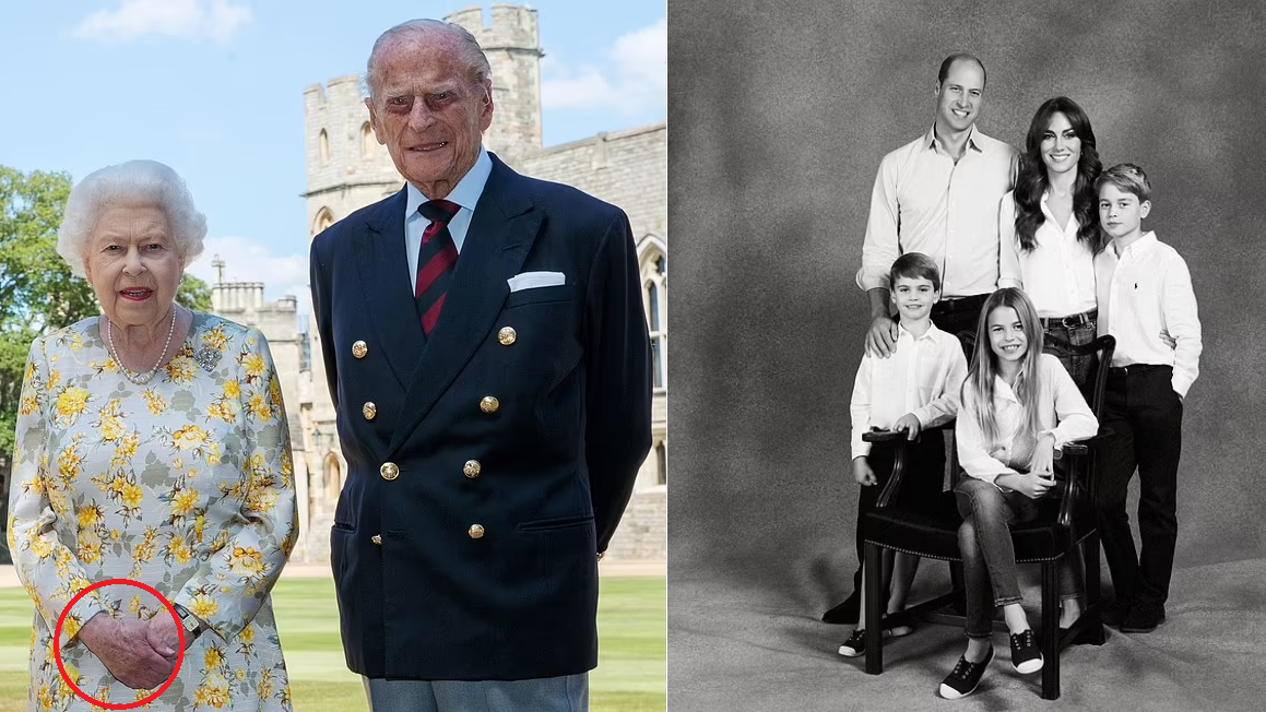英國王室｜英媒翻舊照 驚揭王室疑曾多次改圖 涉已故女王 威廉旁邊多隻腳