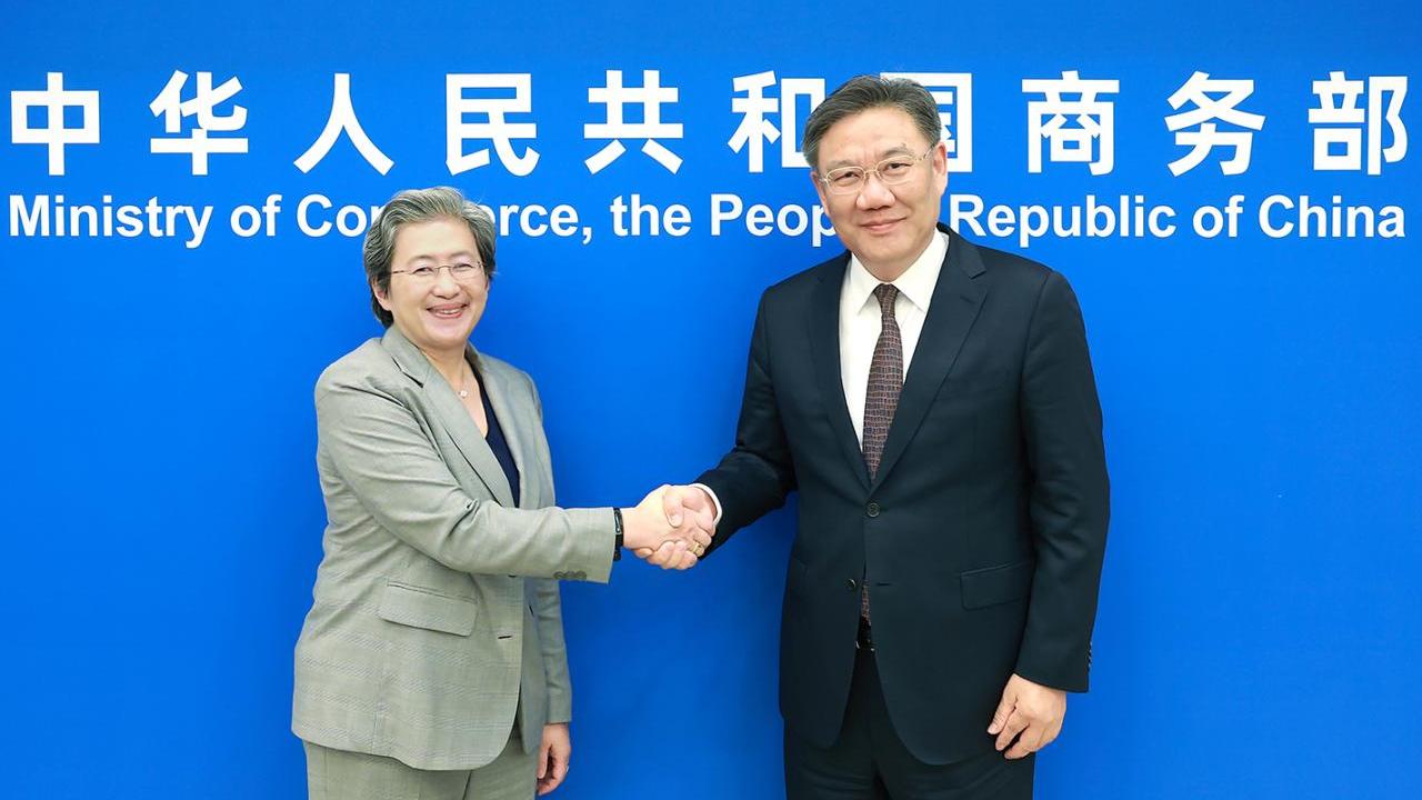 王文濤會見AMD首席執行官　稱半導體發展需全球合作 盼美中共同努力