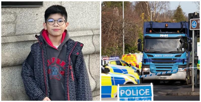 死者Thomas Wong於上周五早上8時20分，踏單車在路上與肇事垃圾車相撞，警員和救護員到場後證實他身亡。（網上圖片）