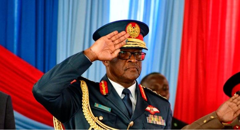 肯亞軍方直升機墜毀，包括國防軍總長10人罹難。(網上圖片)