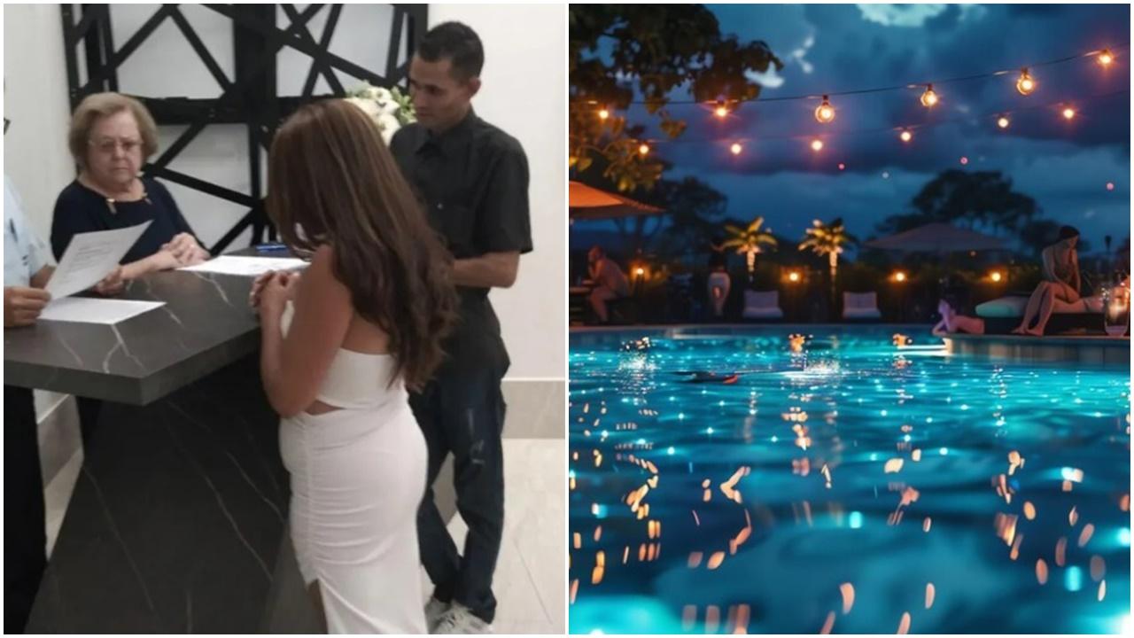 新娘泳池邊忘形跳舞，不幸失足遇溺身亡。