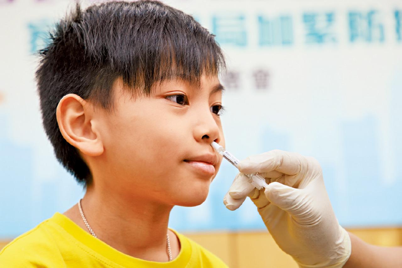 兒童流感易有重症 噴鼻式疫苗無痛保護力一樣